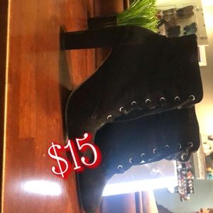 Black booties